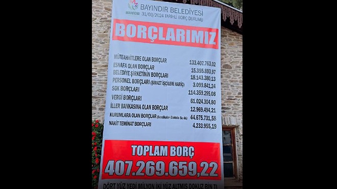 AK Parti’den CHP’ye geçmişti… 40 bin nüfus, 407 milyon TL borç!